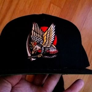 Custom embroidered tattoo art snapback hat